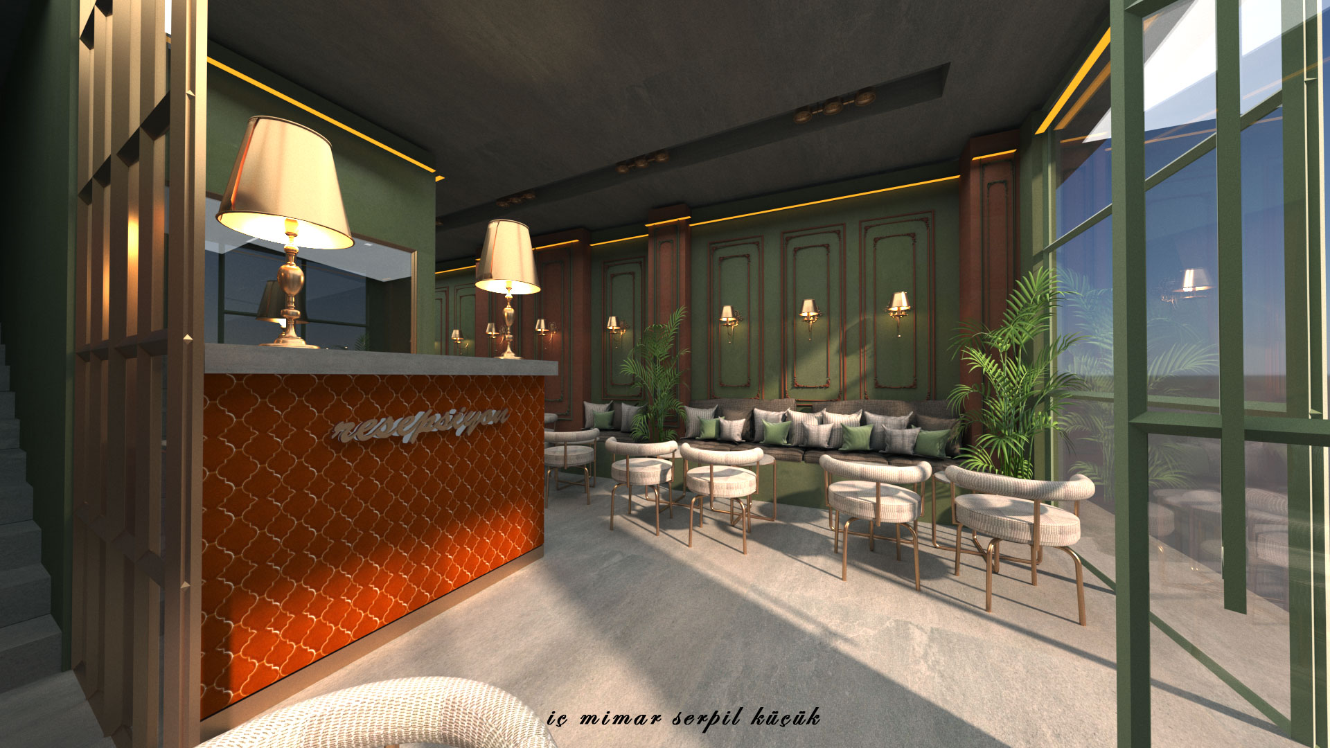 Otel lobi tasarımı