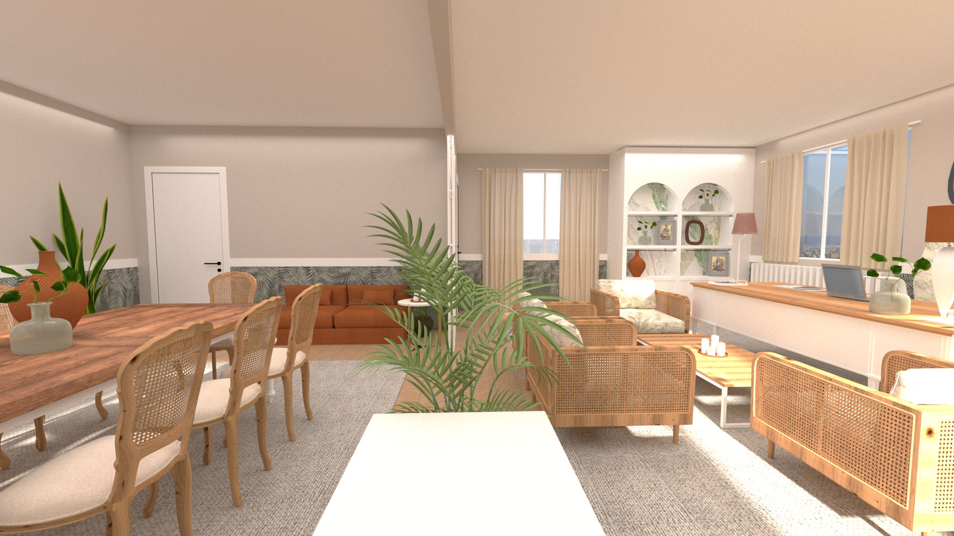 Modern ofis iç mekan